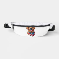 Star Spangled Golden Retriever Vintage Tee 4