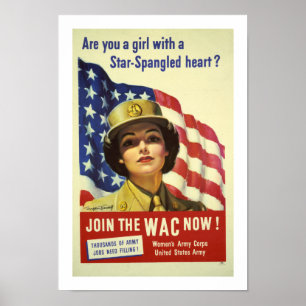 Star-Spangled Heart Poster