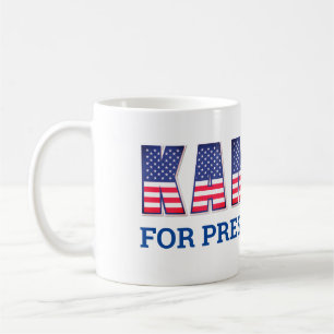 Star Spangled "Kamala for President" Coffee Mug