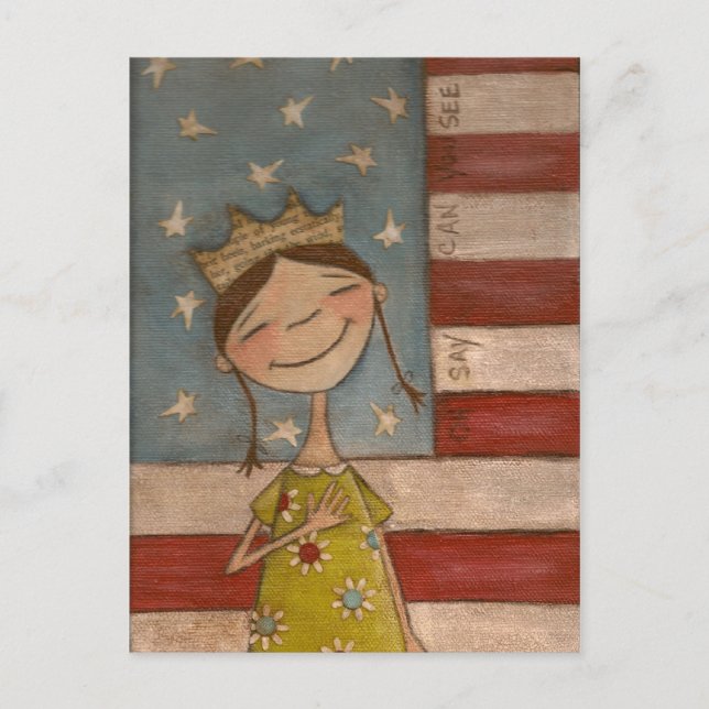 Star-Spangled Princess - Postcard (Front)