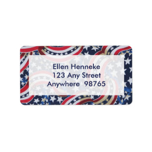 Star-Spangled Ribbons Label