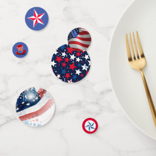 Star-Spangled Spectacle: July 4th Table Confetti