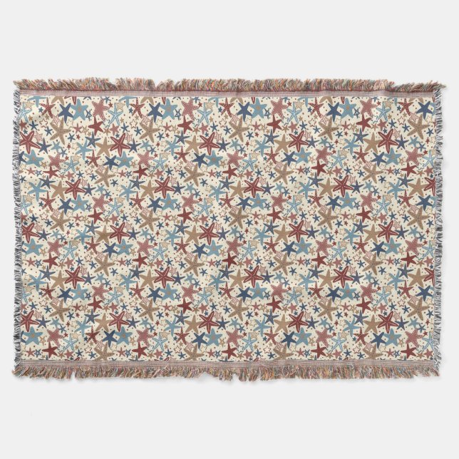 Star Spangled Throw Blanket (Front)