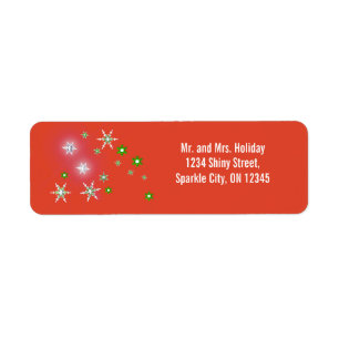 Star Sparkle Holiday Red