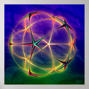 Star Sphere Poster