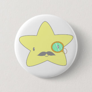 star stash 6 cm round badge
