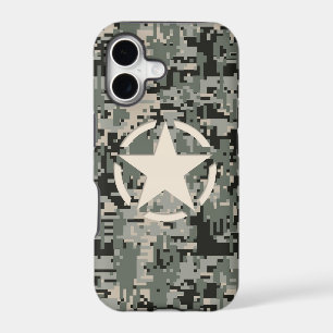Star Stencil Style Khaki Digital Camouflage