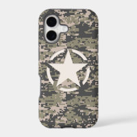 Star Stencil Tag Decal Style Khaki Camouflage iPho