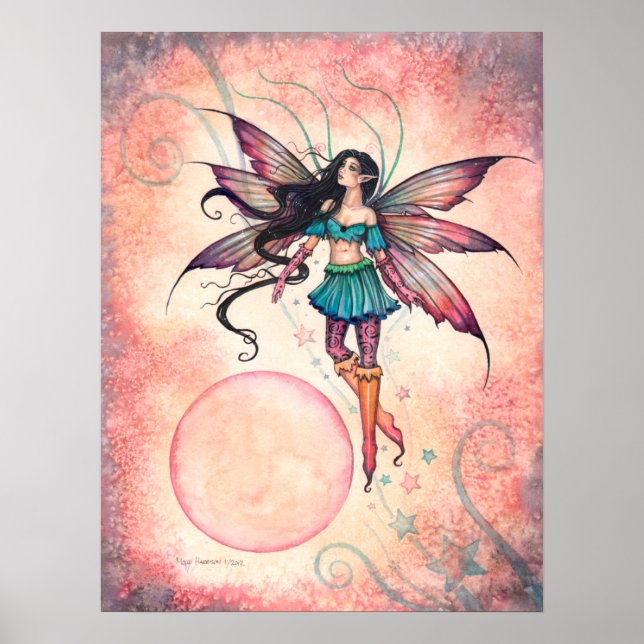 Star Stepper Fairy Fantasy Art Poster (Front)