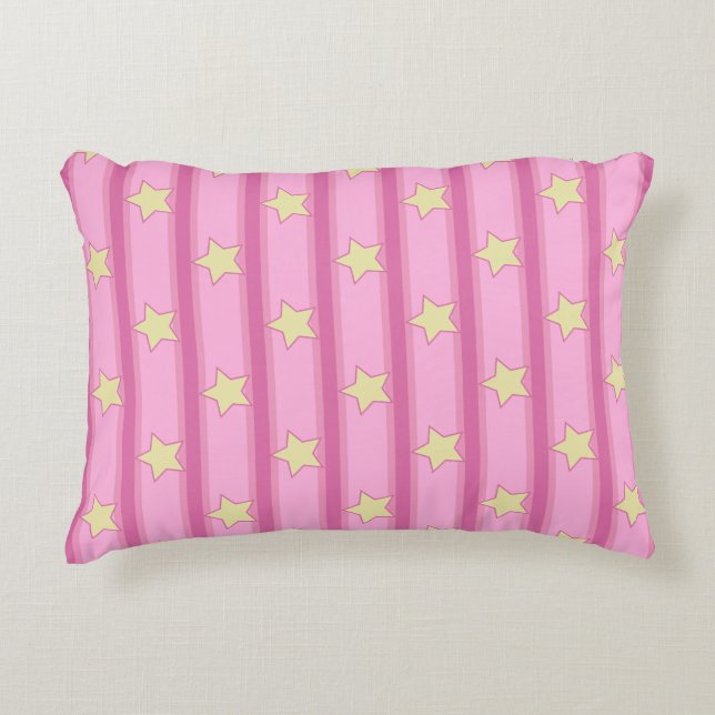 Star Striped Decorative Cushion (Front)