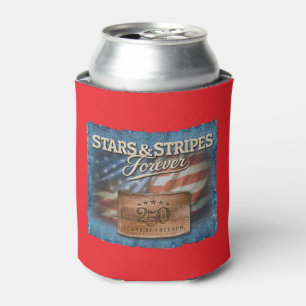 Star & Stripes Forever Can Cooler