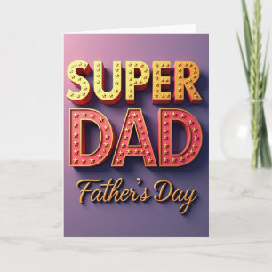 Star Studded Fathers Day Card