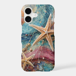 Star Studded Sand & Sea – Coastal Starfish iPhone