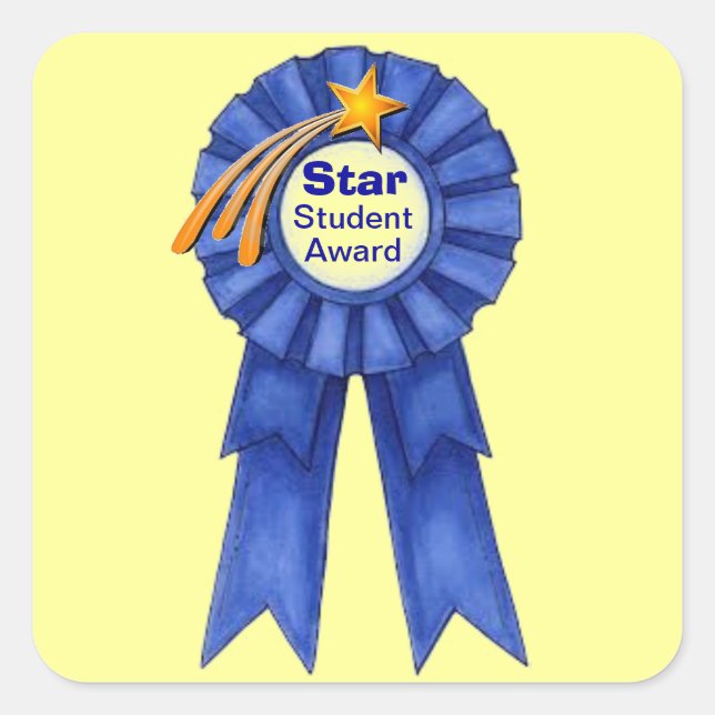 Star Student Award Stickers (Front)