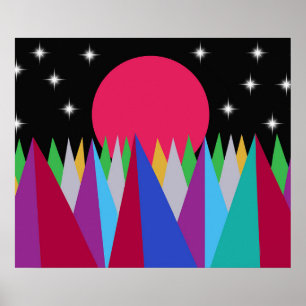 Star Sunset Poster