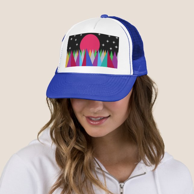 Star Sunset Trucker Hat (In Situ)
