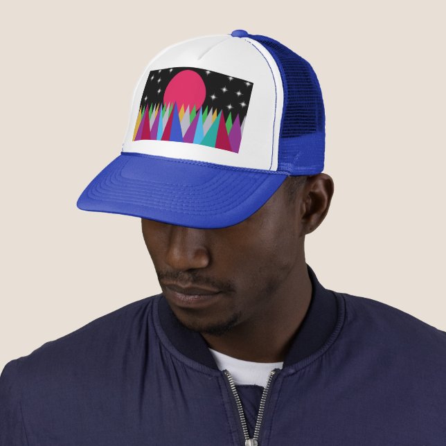 Star Sunset Trucker Hat (In Situ)