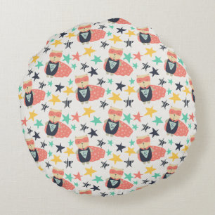 Star Super Hero Round Cushion