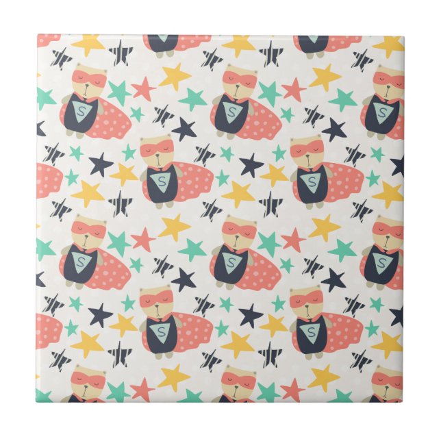Star Super Hero Tile (Front)