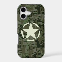 Star Tag Decal Digital Camouflage Style