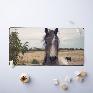 Star The Speckled Arab Horse, Desk Mat