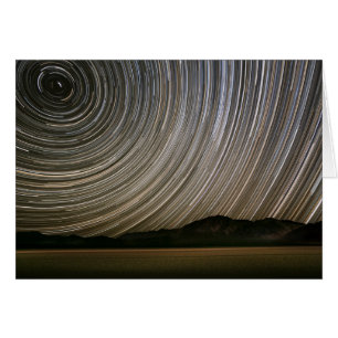 Star Trail at Night   California, Death Valley