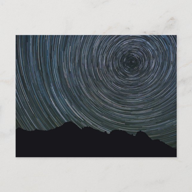 Star Trails Around Polaris | Ingalls Pass Postcard (Front)