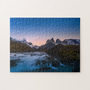 Star Trails Over Torres Del Paine Jigsaw Puzzle