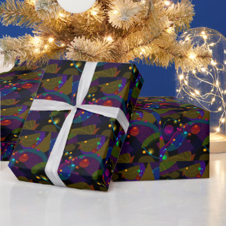 Star tree wrapping paper