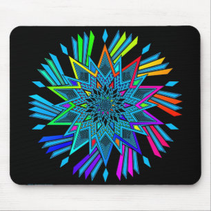Star Twirl Mouse Pad