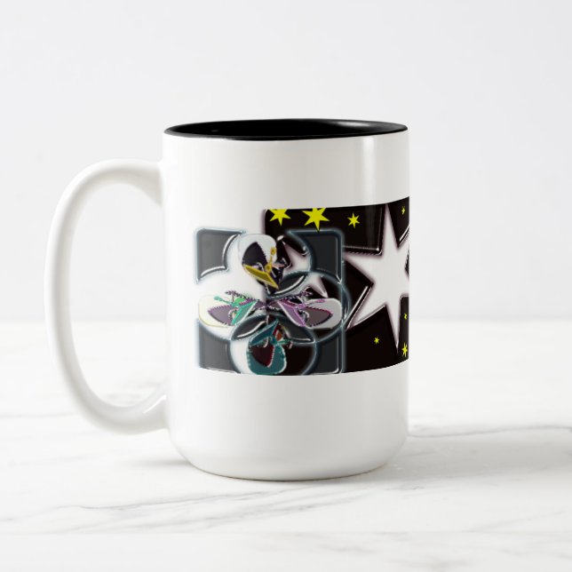 Star  Two-Tone coffee mug (Left)