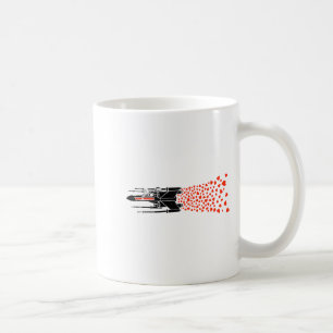 Star War Valentines Day Luke R2 D2 X Wing Hearts  Coffee Mug