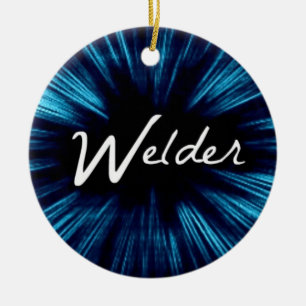 Star Welder Ceramic Tree Decoration