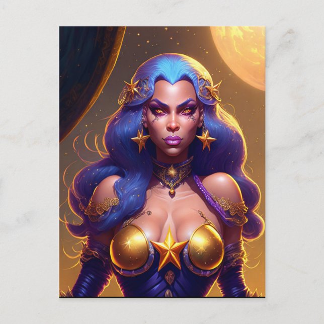 Star Witch Postcard (Front)