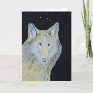Star Wolf Thank You Card