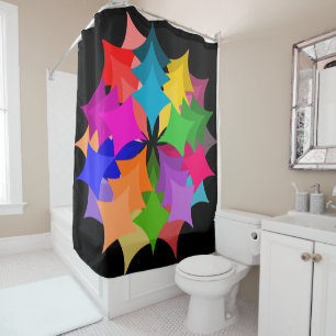 Star Wreath  Shower Curtain