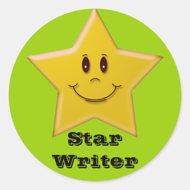 Star Writer Sticker (Front)