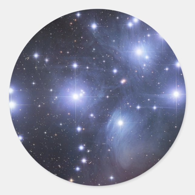 Stara pleiades_gendler_big classic round sticker (Front)