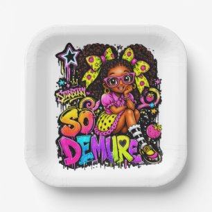 StarBerry™ So Demure™ Birthday Party Paper Plate