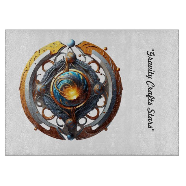 "Starbirth Aura" Cutting Board (Front)