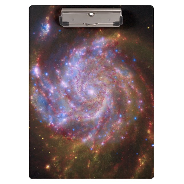 Starbirth in the Pinwheel:  M101 Galaxy Clipboard (Front)