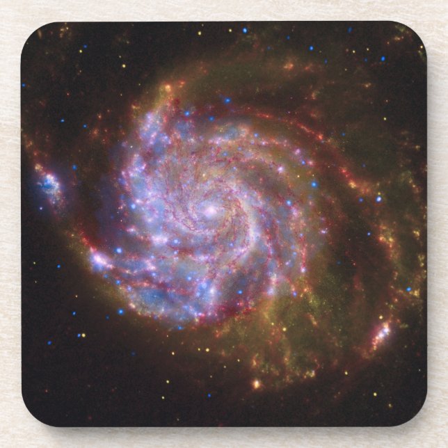 Starbirth in the Pinwheel:  M101 Galaxy Coaster (Front)