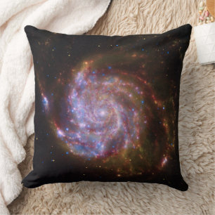 Starbirth in the Pinwheel:  M101 Galaxy Cushion