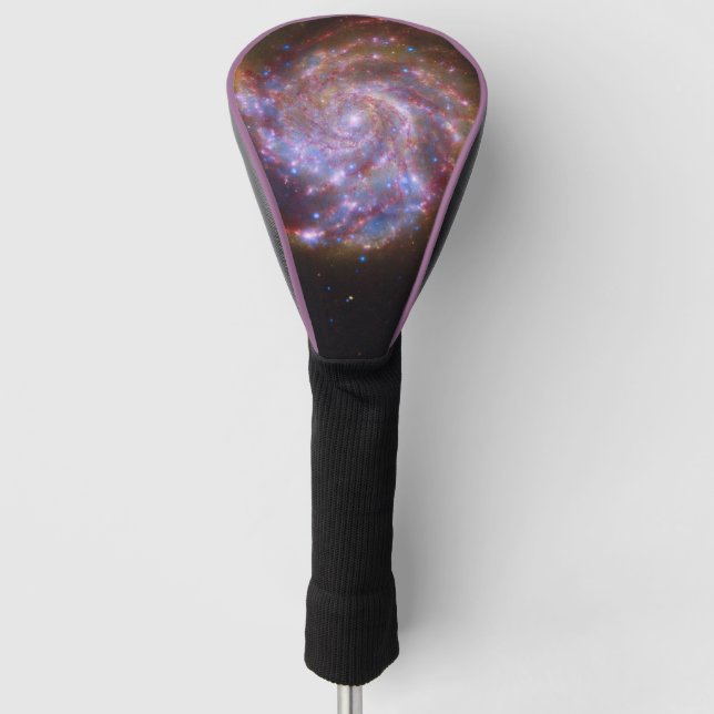 Starbirth in the Pinwheel:  M101 Galaxy Golf Head Cover (Front)