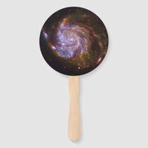 Starbirth in the Pinwheel:  M101 Galaxy Hand Fan