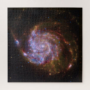 Starbirth in the Pinwheel:  M101 Galaxy Jigsaw Puzzle