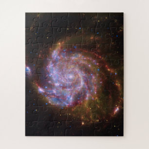 Starbirth in the Pinwheel: M101 Galaxy Jigsaw Puzzle