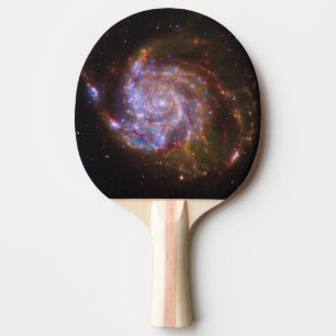 Starbirth in the Pinwheel: M101 Galaxy Ping Pong Paddle