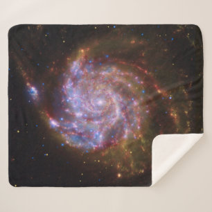 Starbirth in the Pinwheel:  M101 Galaxy Sherpa Blanket