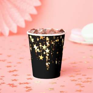 starbrust celestial art paper cups